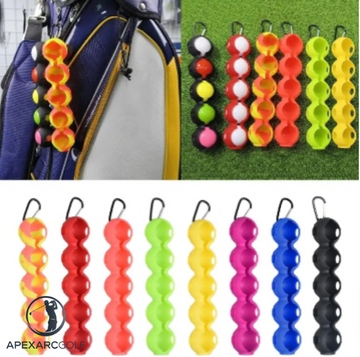 Silicone Golf Ball Cover: Portable Support for Quick Release 5 Ball - ApexArcGolf